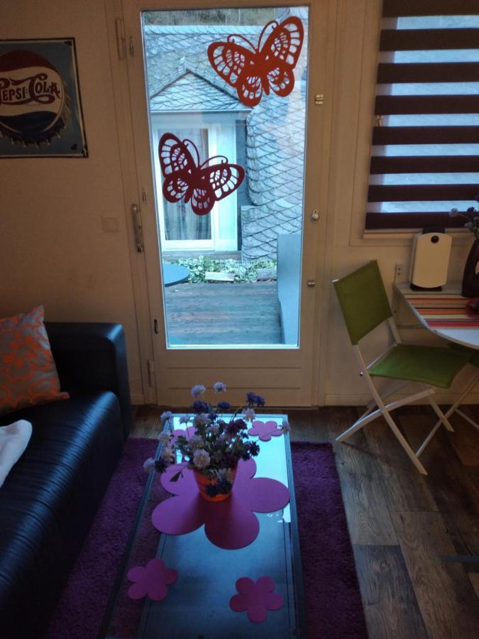 Ferienwohnung "Kunterbunt" Mit Burgblick Und Dachterrasse Monschau Eksteriør bilde